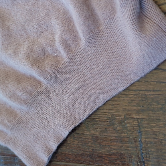 NAADAM I Mauve 100% Cashmere Classic Crew Neck Pullover Sweater, XS - Picture 8 of 12